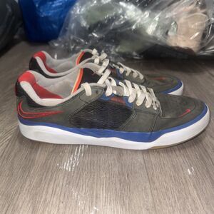 Mens Size 9.5 Nike SB Ishod Wair NBA 75th Anniversary Sneakers Black Blue